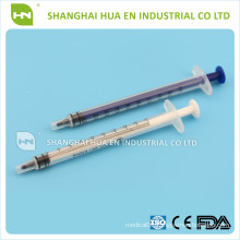 special 1ml disposable syringes packed by blister bag made in China